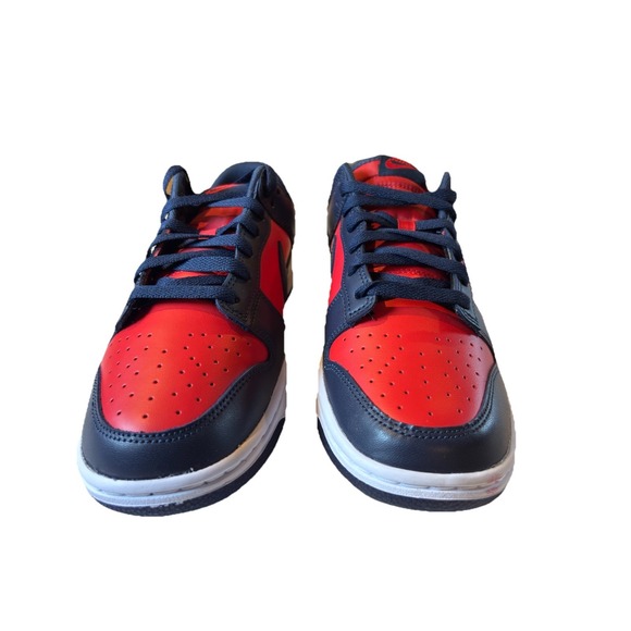 Nike Dunk Low Retro University Red Obsidian Sneakers DV0833-601 Mens Size 10 NEW - Picture 8 of 11